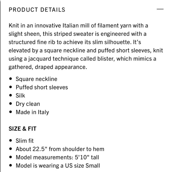 Ralph Lauren striped top with lace sleeves - Picture 10 of 10